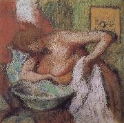 Edgar Degas Lady in the bathroom oil painting artist